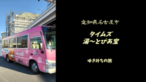 【格安車中泊スポットレビュー】愛知県名古屋市南区|湯~とぴあ宝駐車場