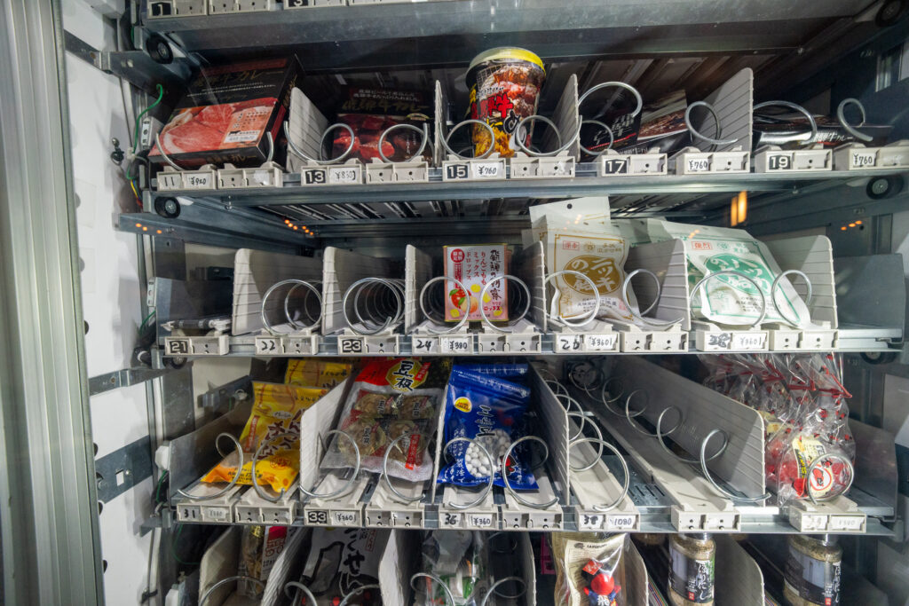 【無料車中泊スポットレビュー】岐阜県飛騨市|道の駅アルプ飛騨古川|自動販売機