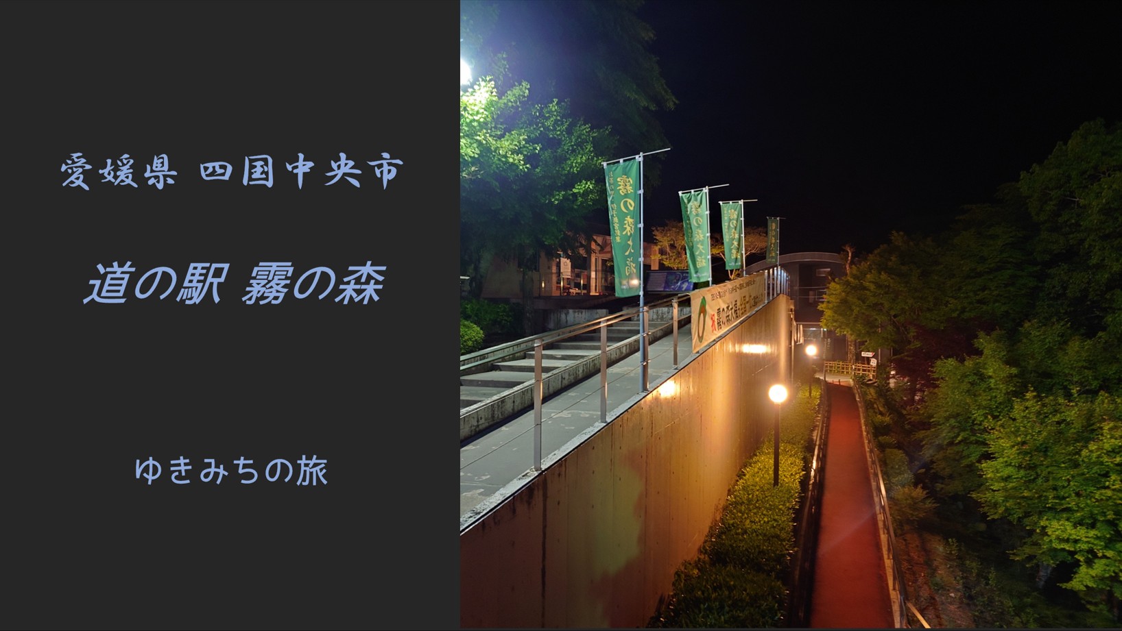 【無料車中泊スポットレビュー】愛媛県四国中央市｜道の駅霧の森
