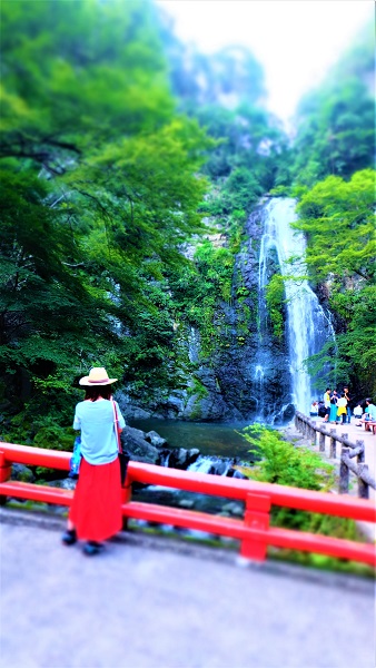 青紅葉狩り、夏の箕面滝をお手軽に【日本の滝百選】