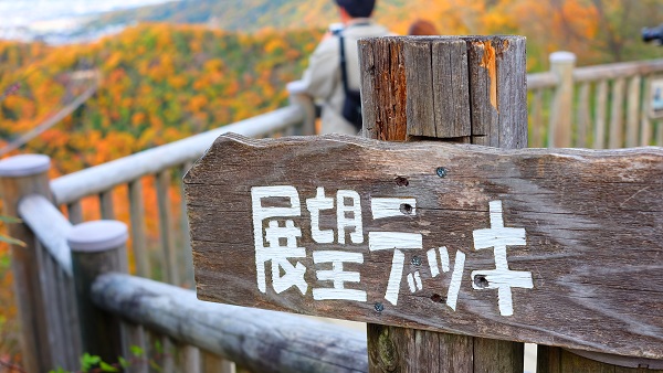 ほしだ園地 看板 展望デッキ