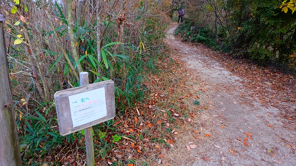 ほしだ園地 看板
