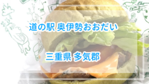 他では食べられないジビエばーがー！道の駅奥伊勢おおだい【三重県】